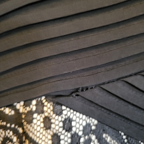 Candalite women's maxi dress black lace 2X NWOT - Picture 5 of 9